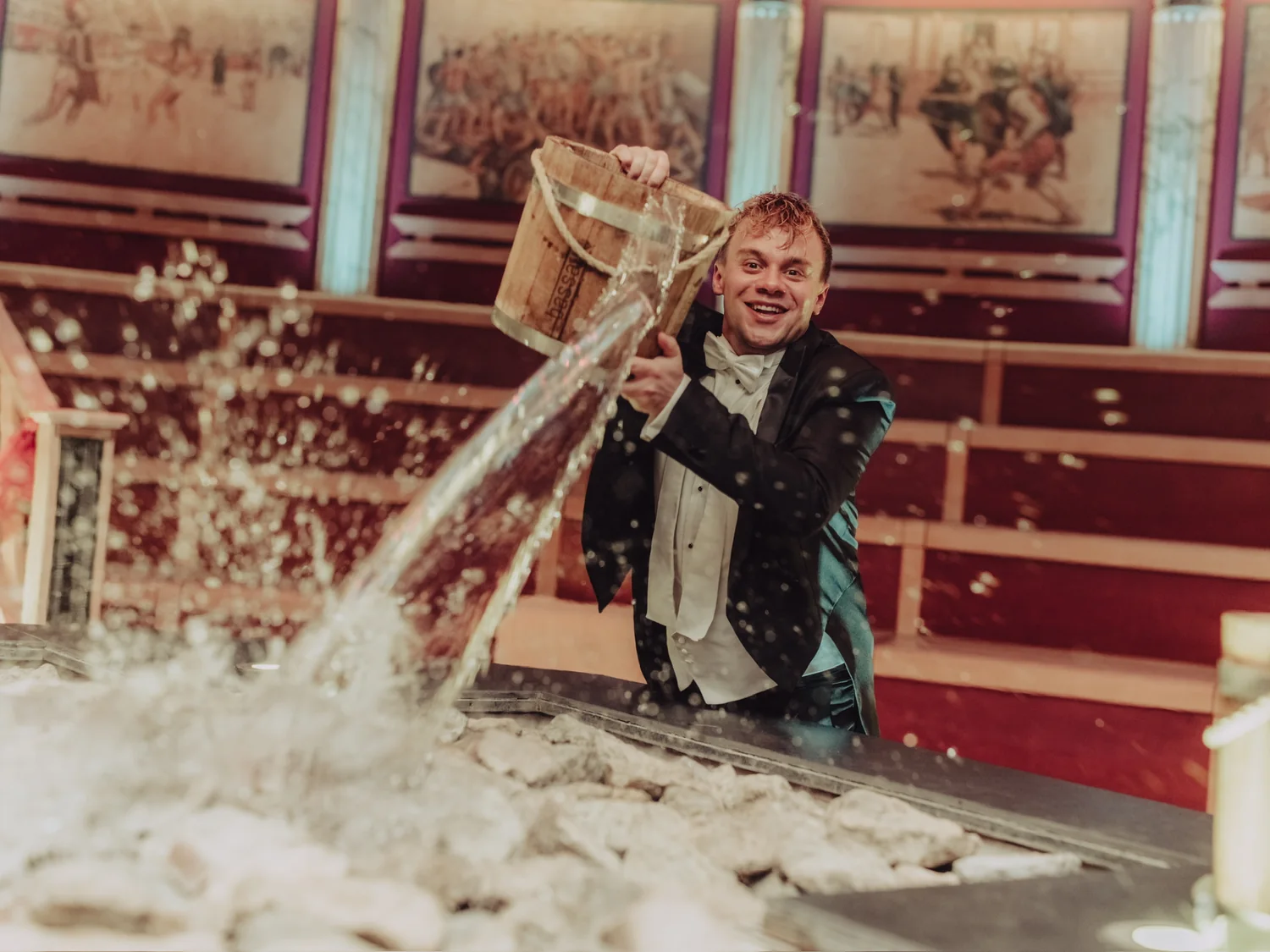Tomasz Kostek podczas ceremonii